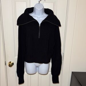 Varley Ribbed Half Zip Sweater